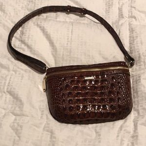 Brahmin pecan Melbourne convertible belt bag/crossbody excellent condition